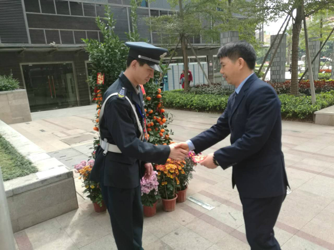 新年送溫暖，公司領導慰問堅守崗位一線員工